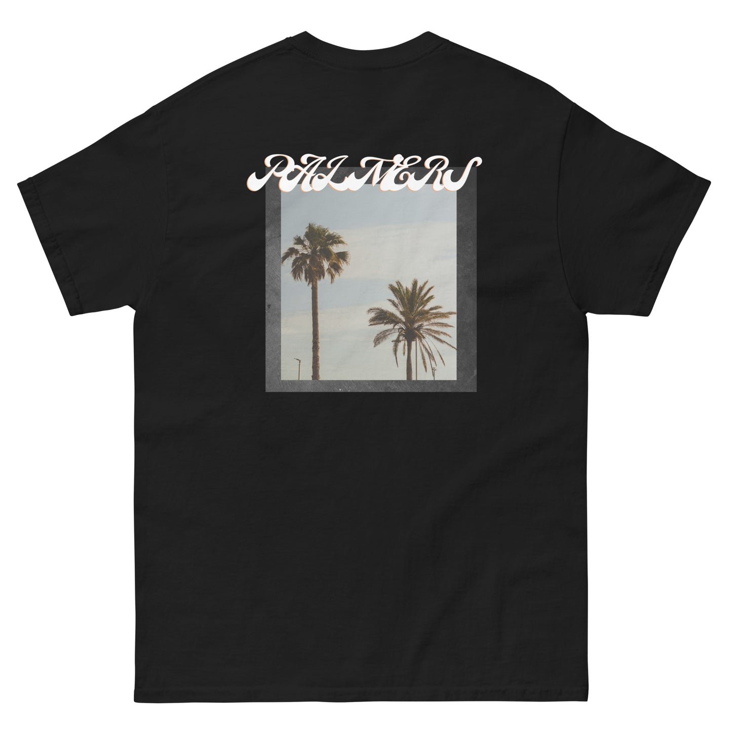 T-SHIRT PALMERS | VINTAGE PALM TREES Black