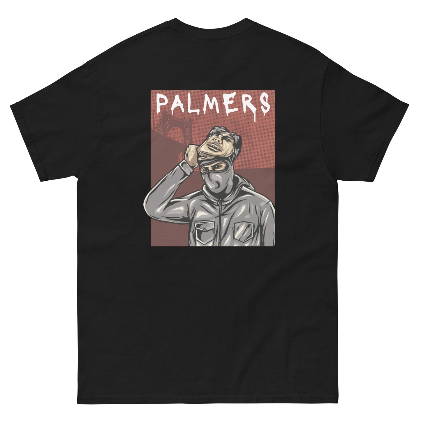 T-SHIRT PALMERS | MASKED GUY Black